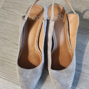 SARTO By Franco Sarto Elegant Gray Heels